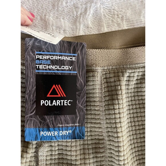 POLARTEC Power Dry Drawers Mid Weight Cold Weather Gen III Olive Large-Reg NWT - Picture 9 of 11